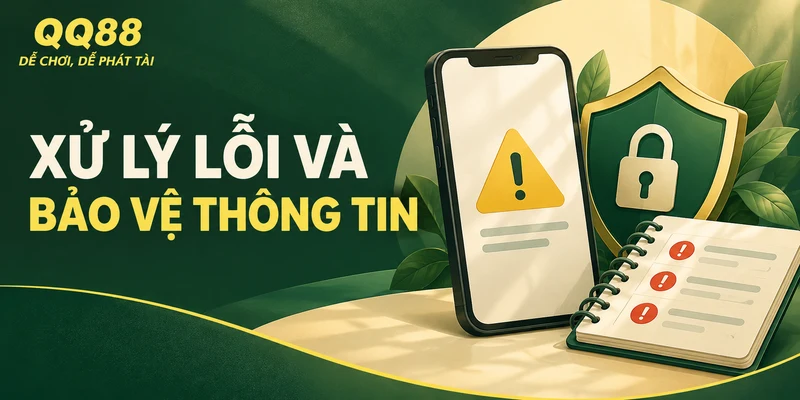 Mô tả lỗi rõ ràng và che thông tin riêng tư khi yêu cầu hỗ trợ